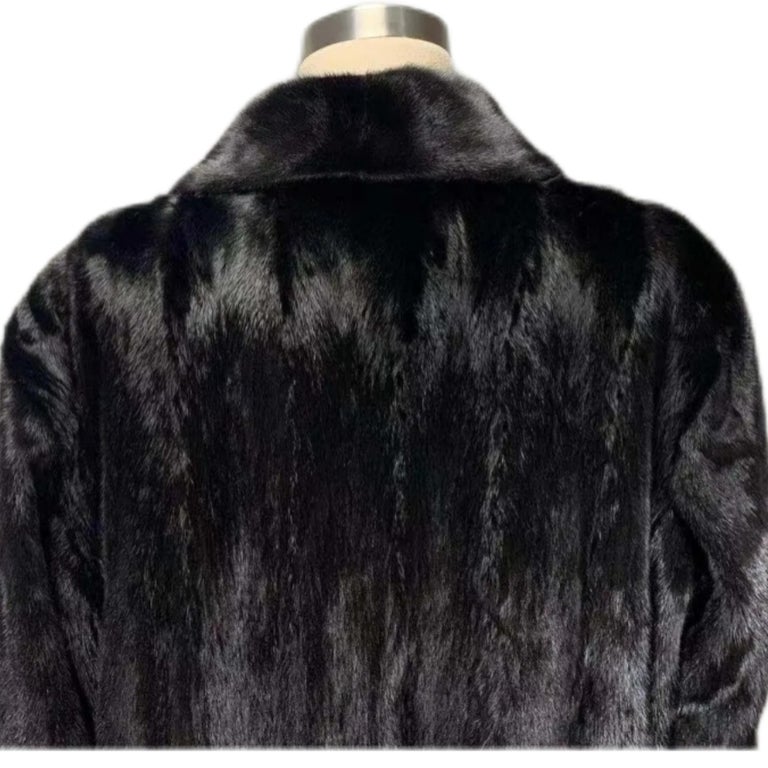 Brand new Big Tall Blackglama Men's mink fur coat parka jacket size 2 XL