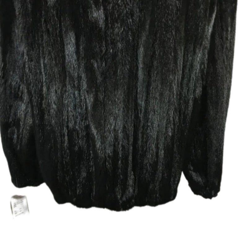 Brand new Big Tall Blackglama Men's mink fur coat bomber jacket size 2 XL