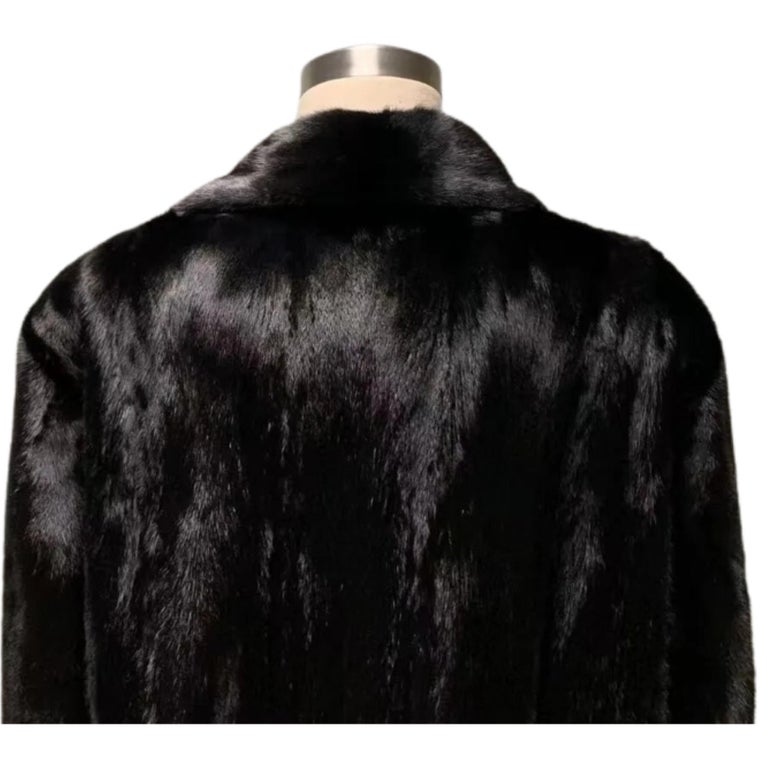 Brand new Big Tall Blackglama Men's mink fur coat parka jacket size 2 XL