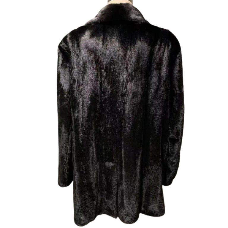 Brand new Big Tall Blackglama Men's mink fur coat parka jacket size 2 XL