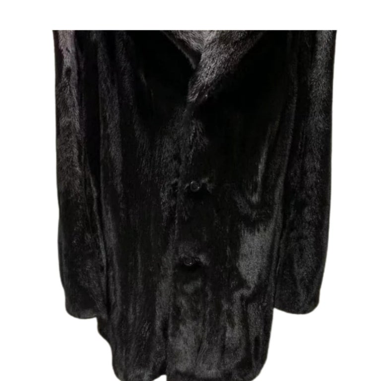 Brand new Big Tall Blackglama Men's mink fur coat parka jacket size 2 XL