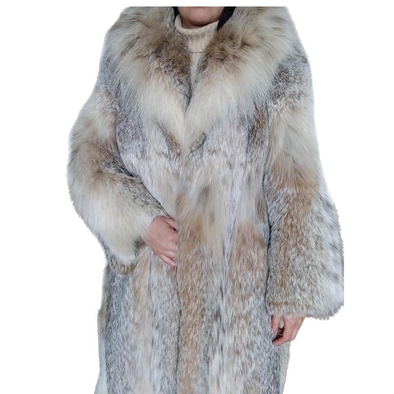 Brand new lightweight lynx fur coat size 12-14 ~no duties
