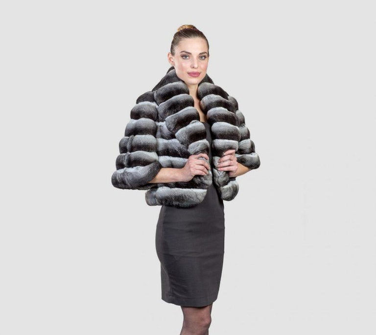 Brand new chinchilla fur coat size M ~no duties