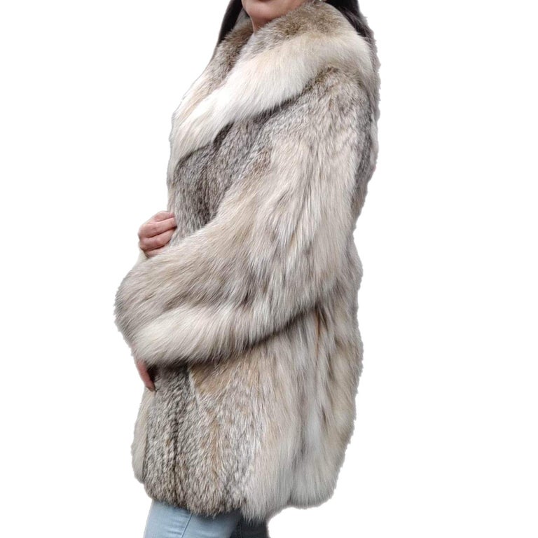 Brand new lightweight lynx fur coat size 10 tags 7999$ ~no duties