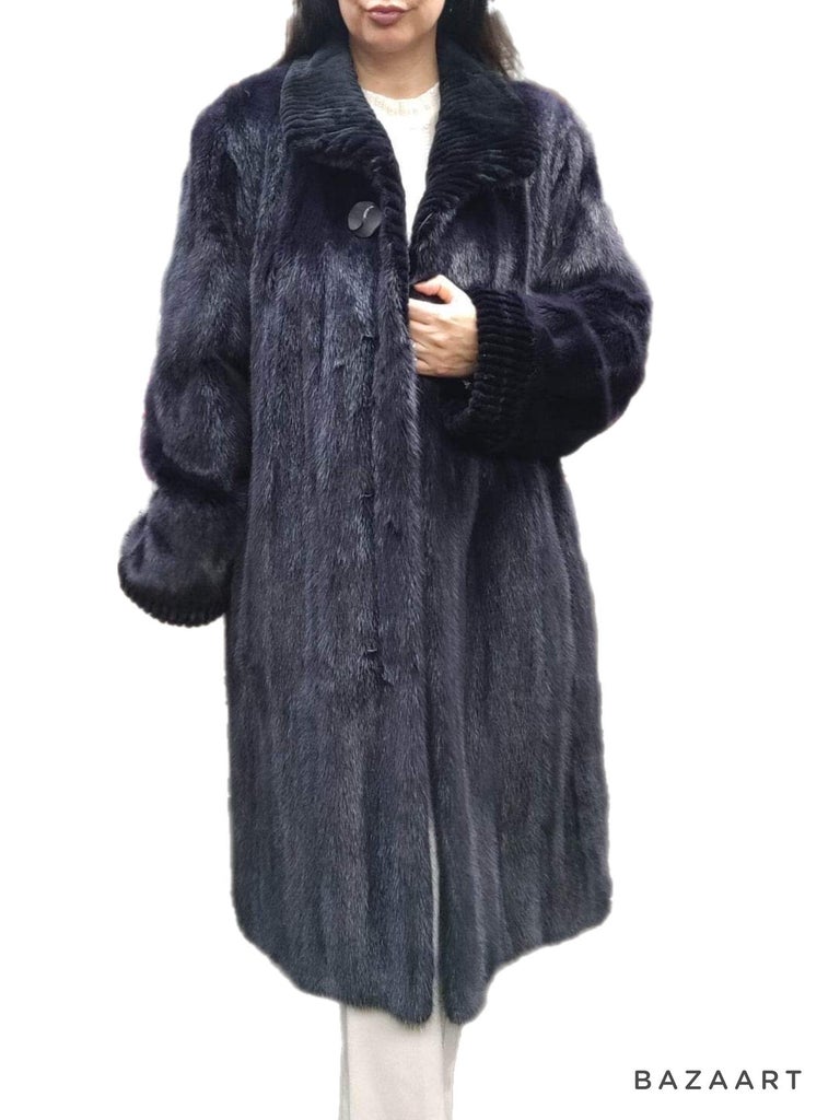 ~Unused Purple Mink Fur Coat (Size 18-20 XL)