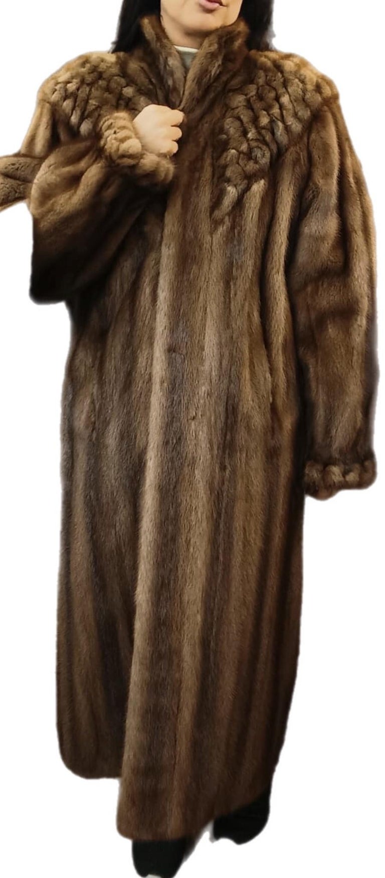 Brand new Balenciaga Demi Buff Mink Fur Coat (12-M) ~no duties