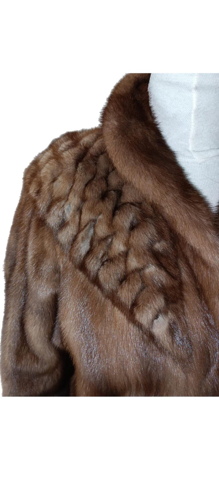 Brand new Balenciaga Demi Buff Mink Fur Coat (12-M) ~no duties