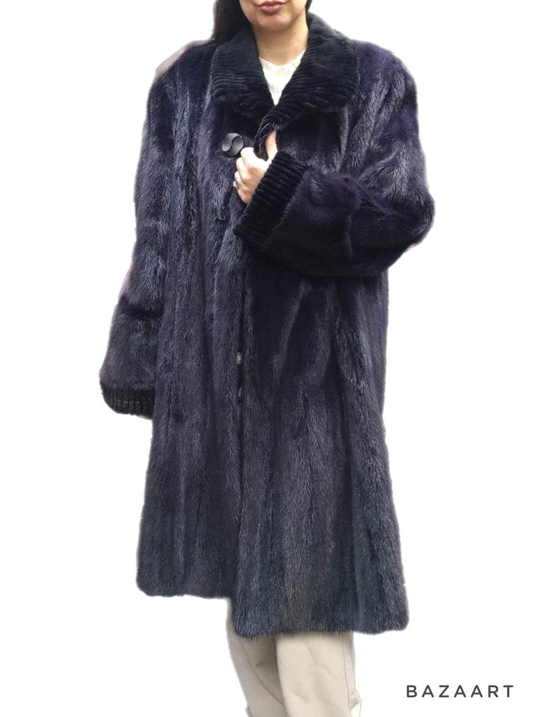 ~Unused Purple Mink Fur Coat (Size 18-20 XL)
