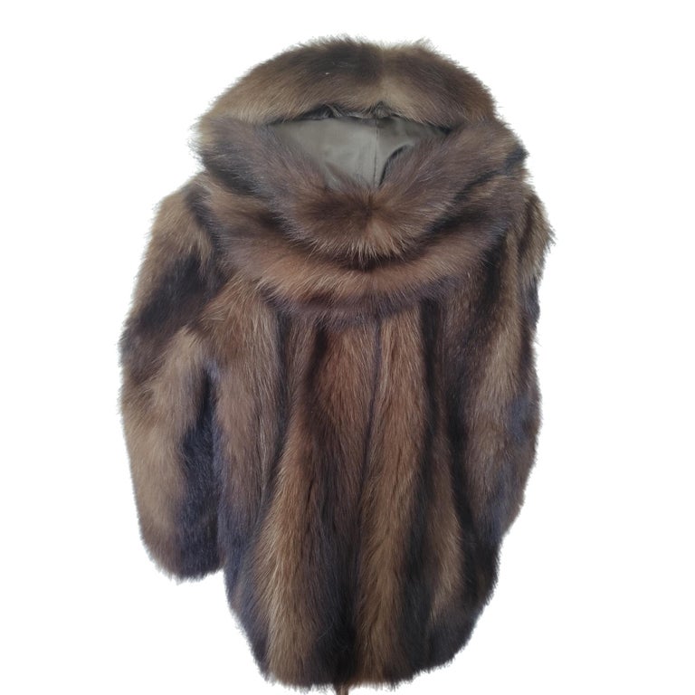 Wolverine fur Fur bomber Coat 44-46 men's L ~no duties