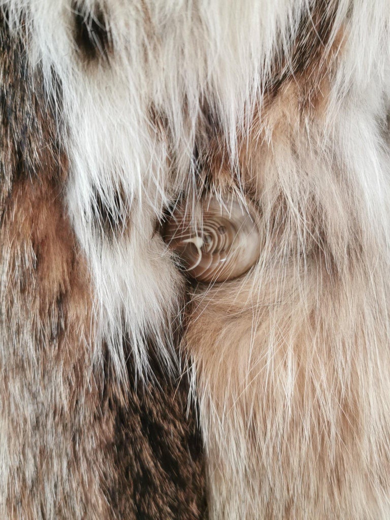 Lynx bob cat fur coat size 6 ~no duties