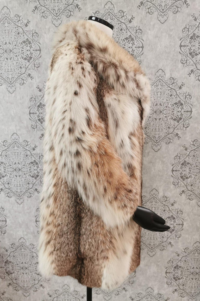 Lynx bob cat fur coat size 6 ~no duties