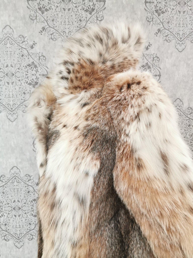 Lynx bob cat fur coat size 6 ~no duties