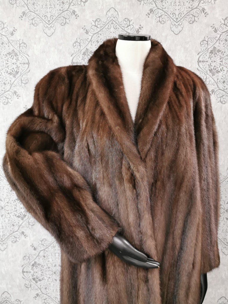 Donna Karan New York Demi Buff Mink Fur Coat (Size 12) ~no duties