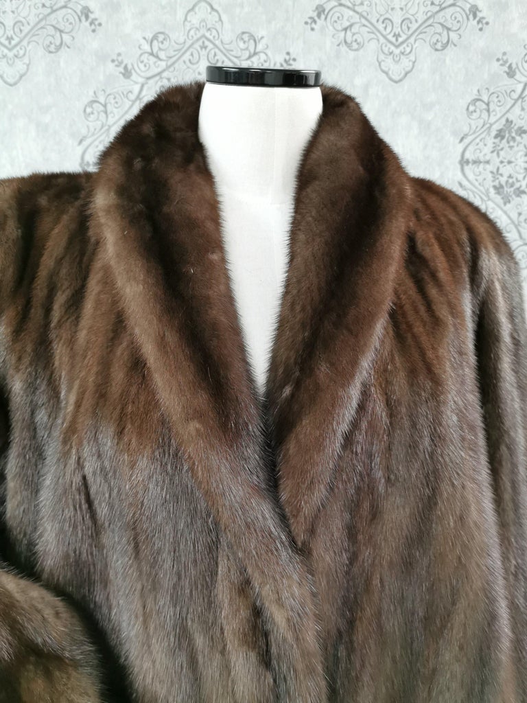 Donna Karan New York Demi Buff Mink Fur Coat (Size 12) ~no duties
