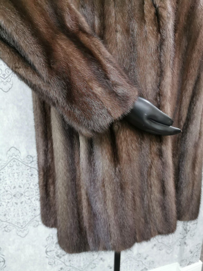 Donna Karan New York Demi Buff Mink Fur Coat (Size 12) ~no duties