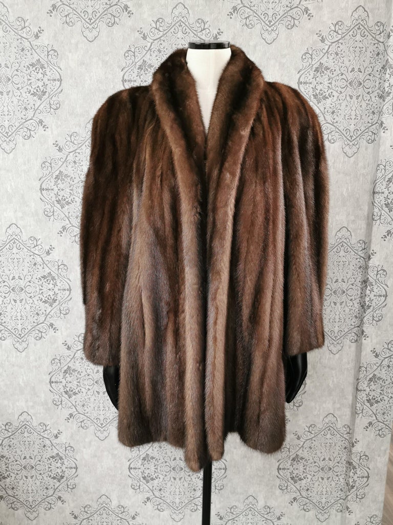 Donna Karan New York Demi Buff Mink Fur Coat (Size 12) ~no duties