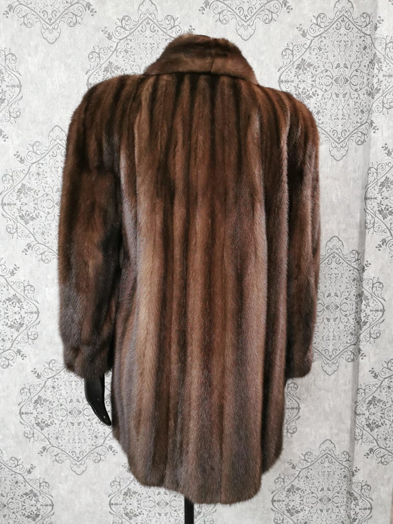 Donna Karan New York Demi Buff Mink Fur Coat (Size 12) ~no duties