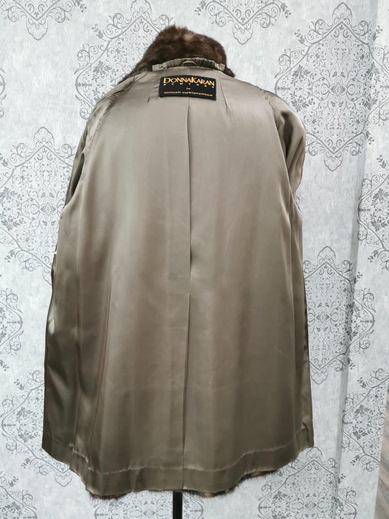 Donna Karan New York Demi Buff Mink Fur Coat (Size 12) ~no duties