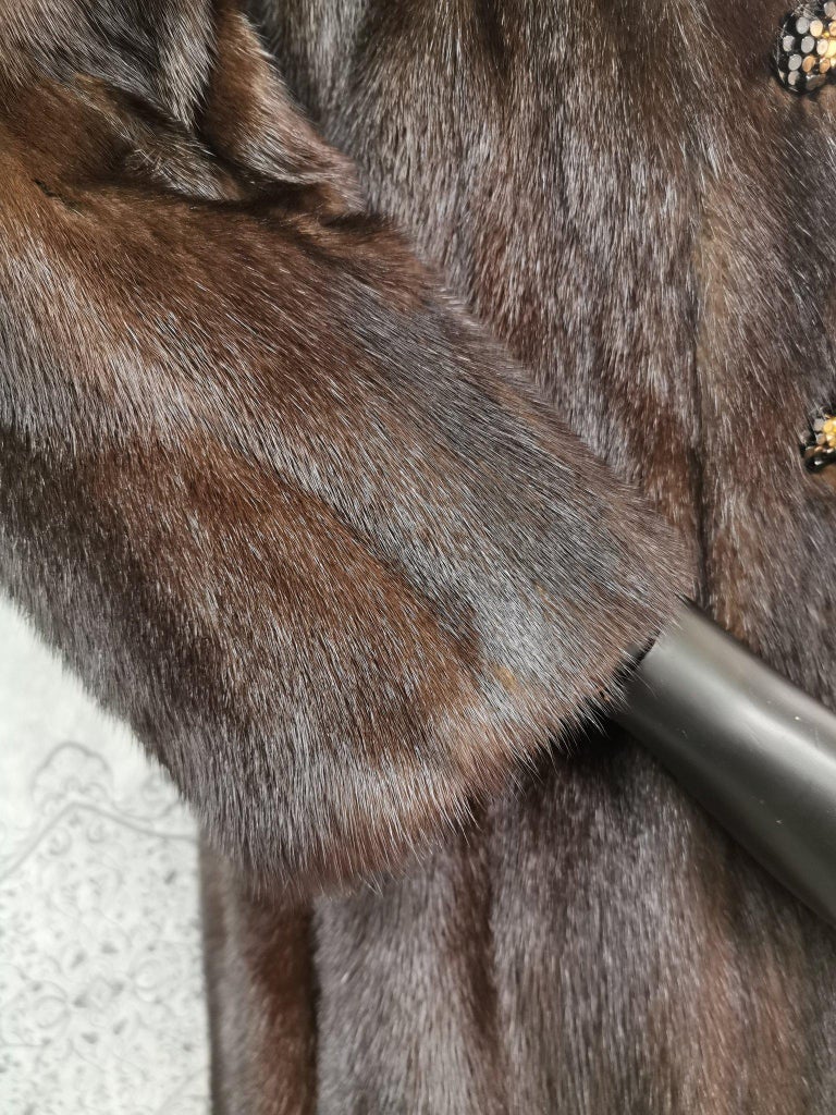 Christian dior / Holt renfrew mink fur coat size 6 ~no duties