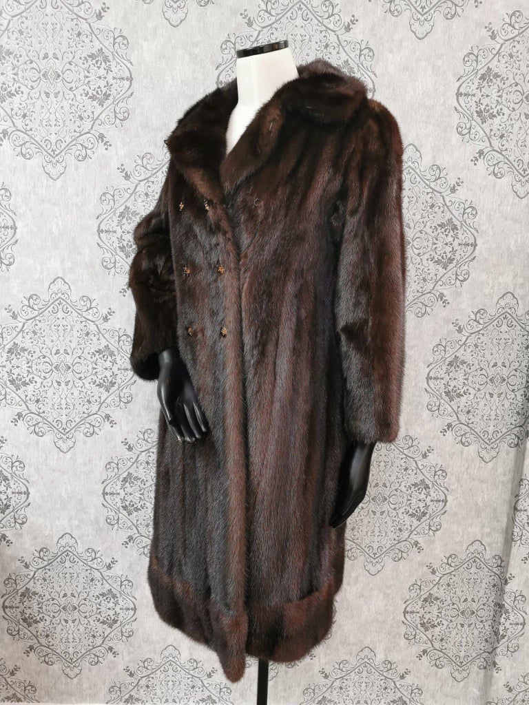 Christian dior / Holt renfrew mink fur coat size 6 ~no duties