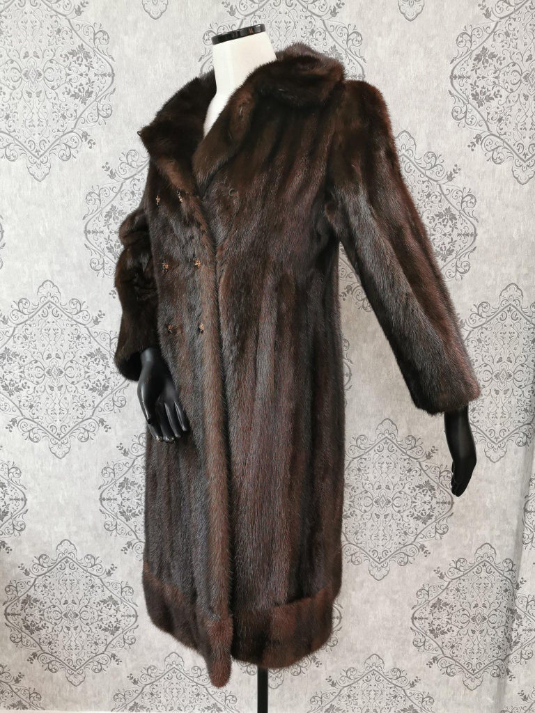 Christian dior / Holt renfrew mink fur coat size 6 ~no duties
