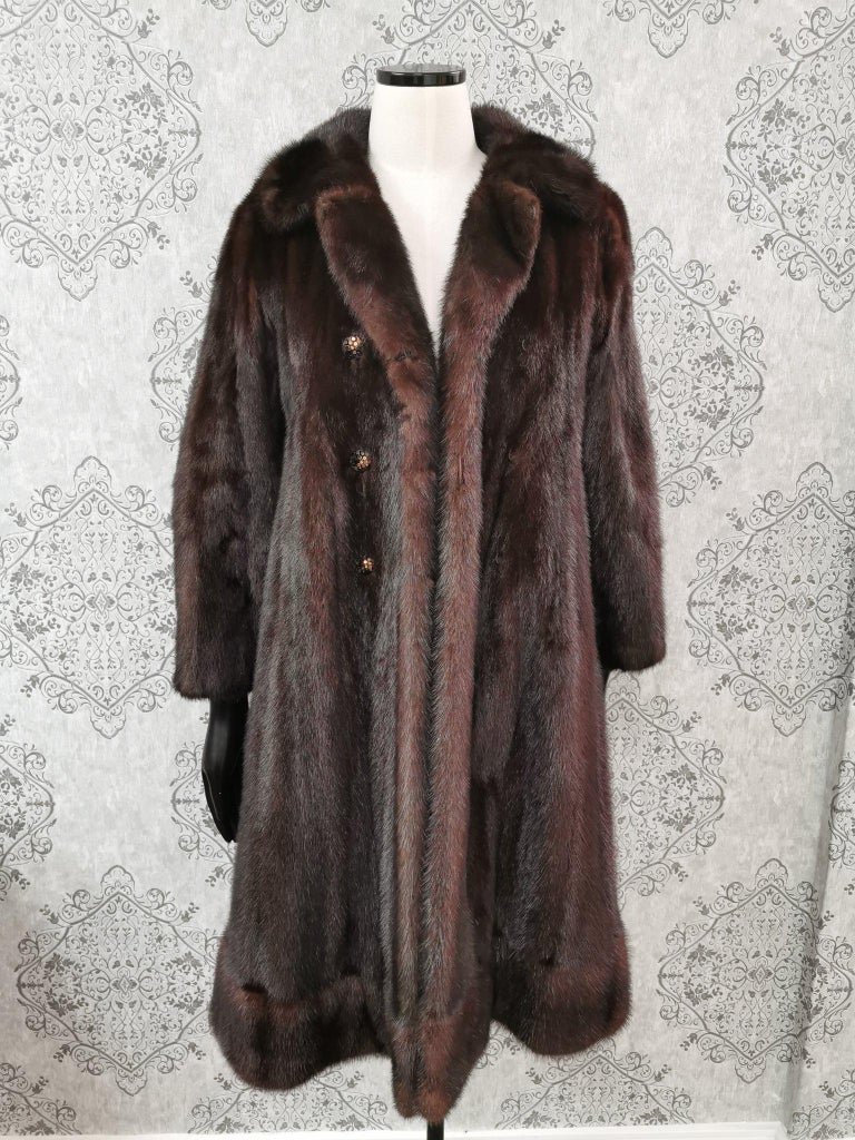 Christian dior / Holt renfrew mink fur coat size 6 ~no duties