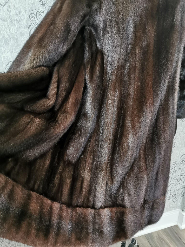 Christian dior / Holt renfrew mink fur coat size 6 ~no duties