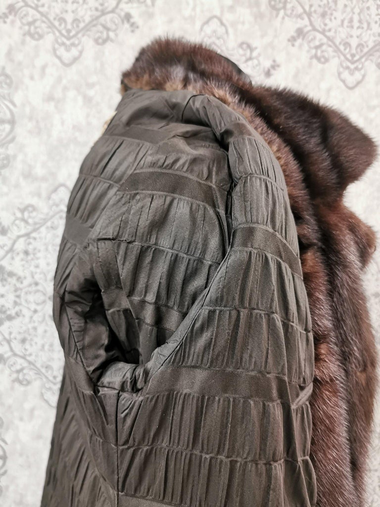 Christian dior / Holt renfrew mink fur coat size 6 ~no duties