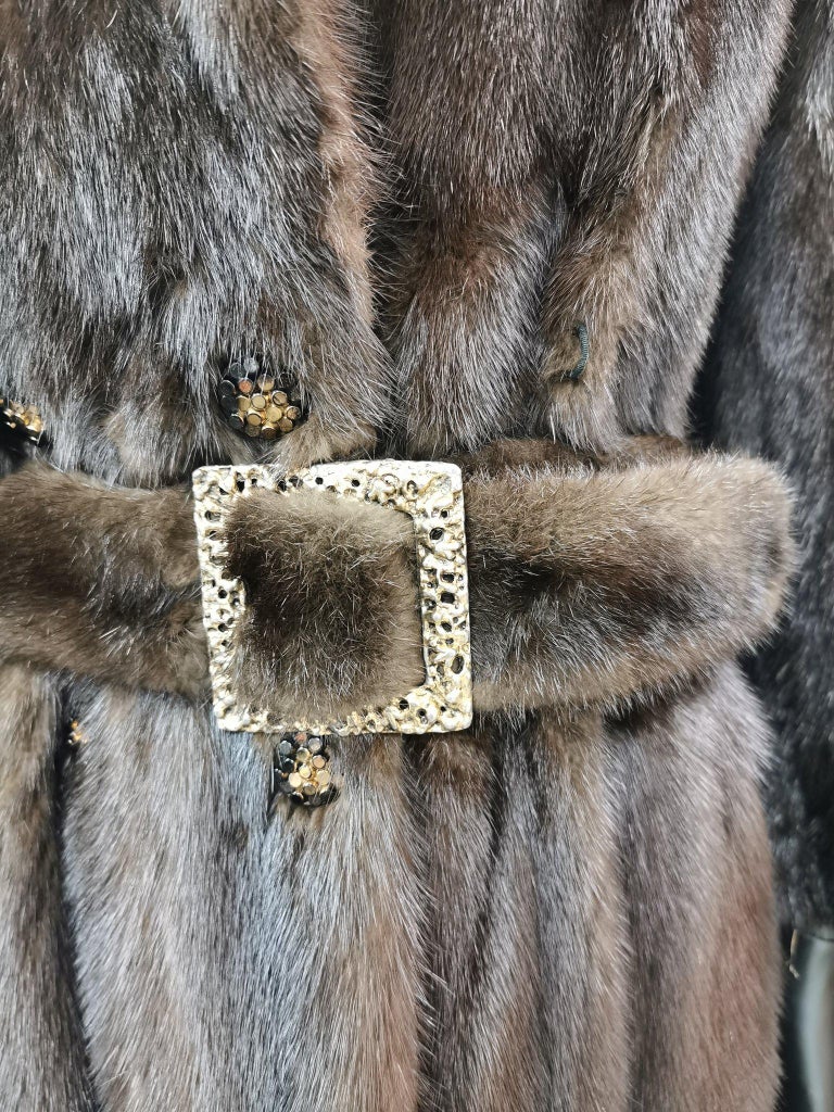 Christian dior / Holt renfrew mink fur coat size 6 ~no duties