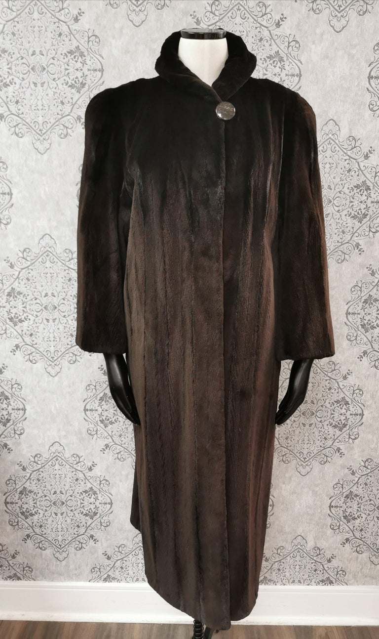 Brand New Blackglama Ranch Sheared Mink Fur Coat (Size 14 - Large) ~no duties