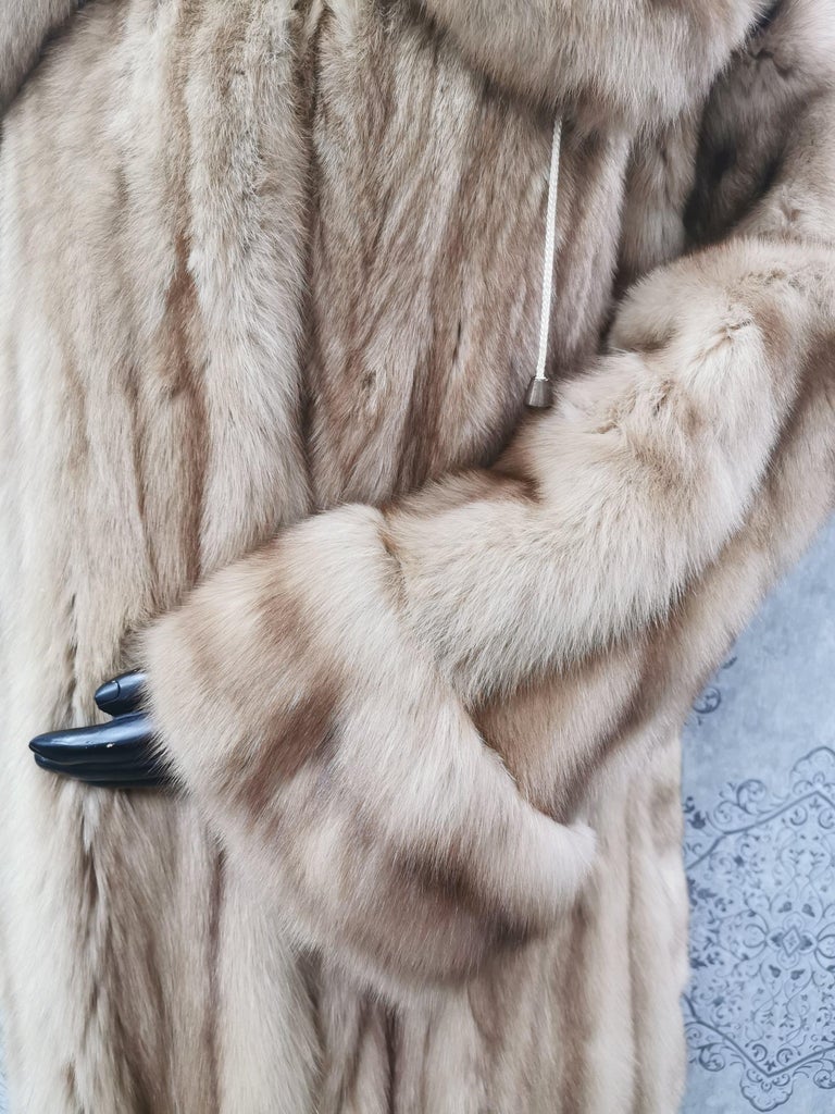 Golden sable Fur Stroller Coat (Size 14/ Large) Brand New ~no duties