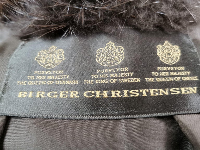 Brand new Birger christensen beaver fur coat size 14 ~no duties