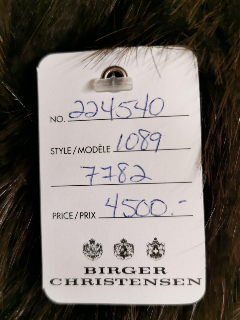 Brand new Birger christensen beaver fur coat size 14 ~no duties