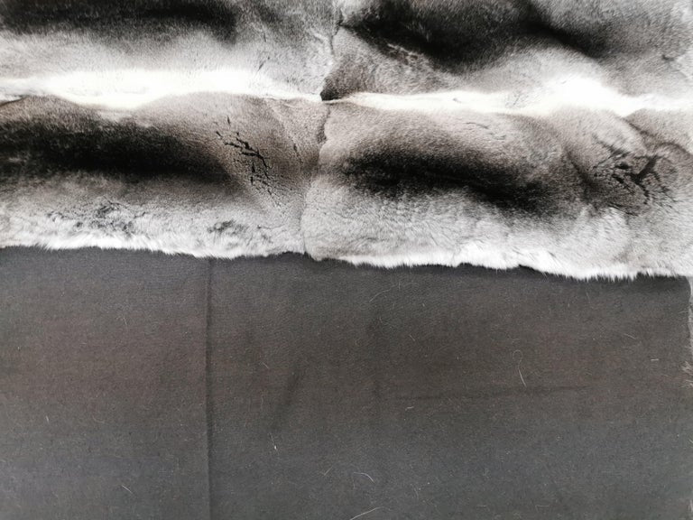 Brand New Chinchilla Fur Blanket (Size 40"x60") ~no duties