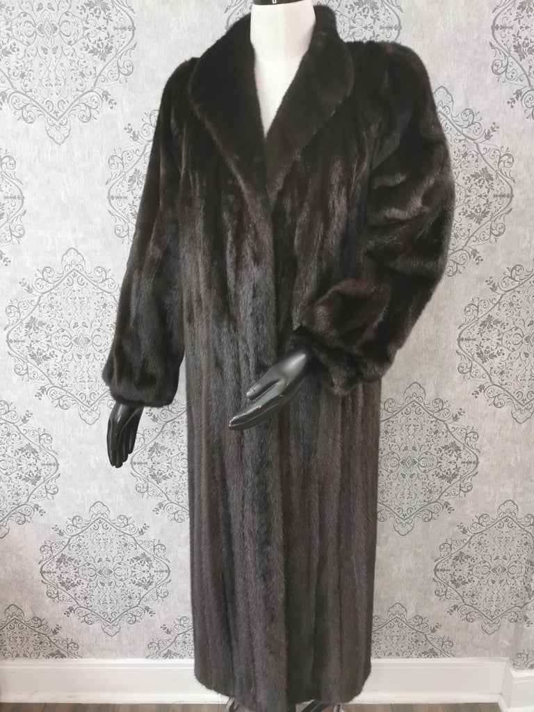 Brand New Perry Ellis Ranch Mink Fur Coat (Size 10-M) ~no duties