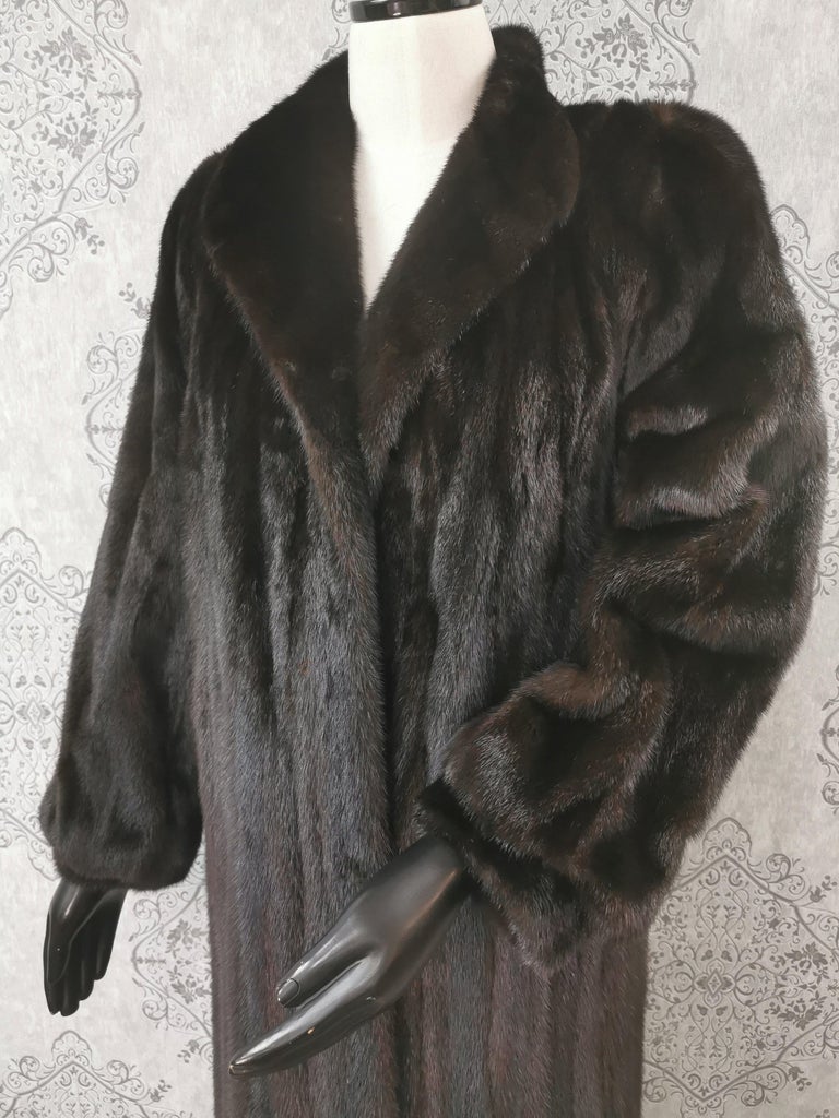 Brand New Perry Ellis Ranch Mink Fur Coat (Size 10-M) ~no duties