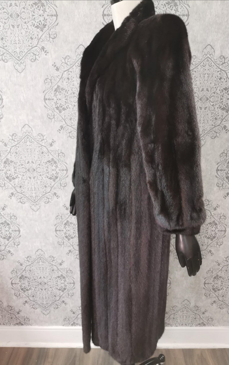 Brand New Perry Ellis Ranch Mink Fur Coat (Size 10-M) ~no duties