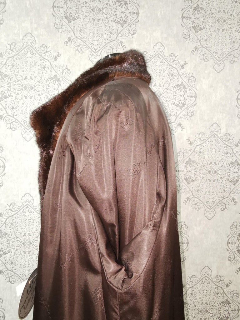Ranch Mink Fur Full Length Coat (Size 14 - L) ~no duties