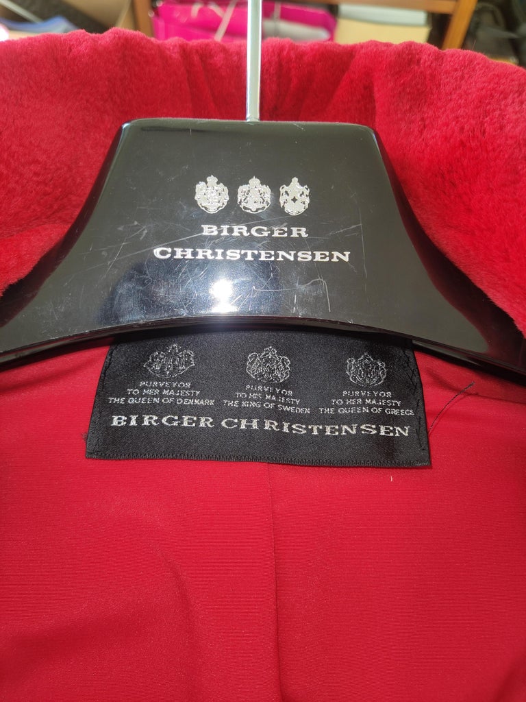 Brand New Birger Christensen Sheared Mink Fur Coat (Size-12/M)