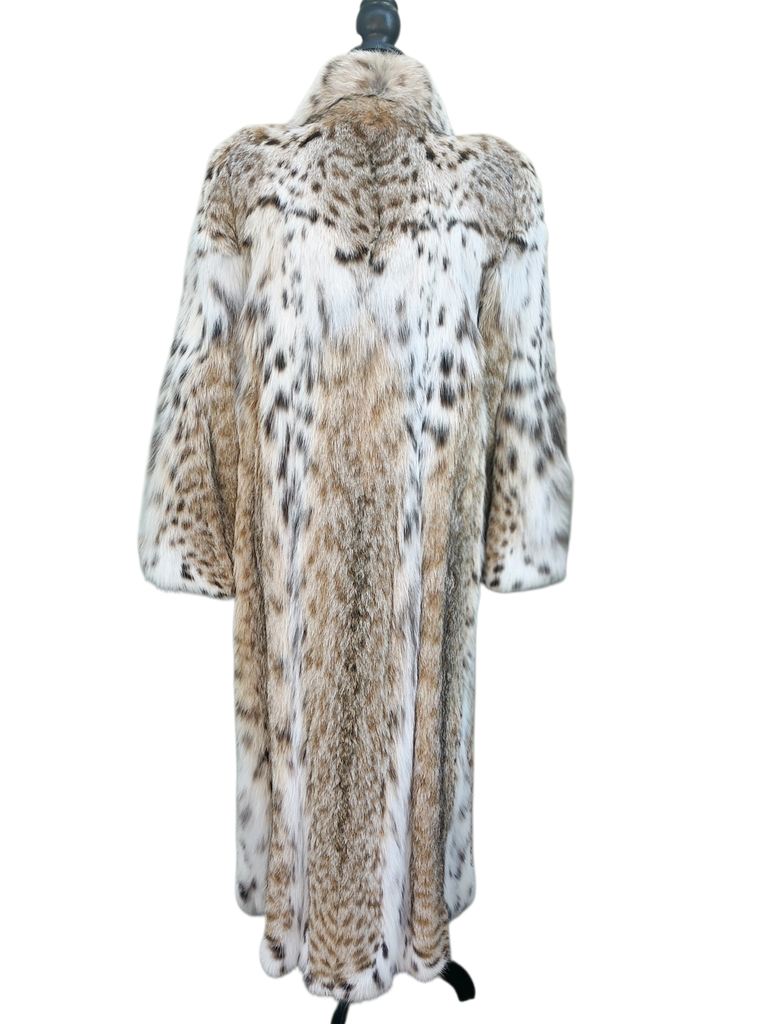 Brand new Louis Feraud Lynx fur coat 12/M ~no duties