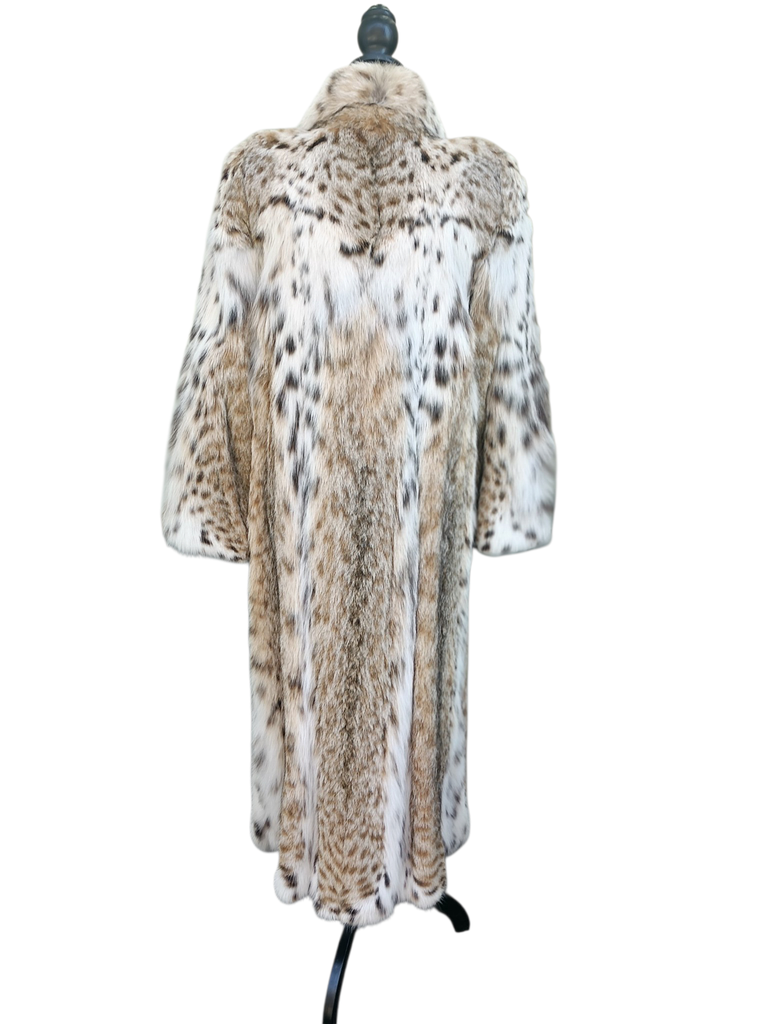 Brand new Louis Feraud Lynx fur coat 12/M ~no duties