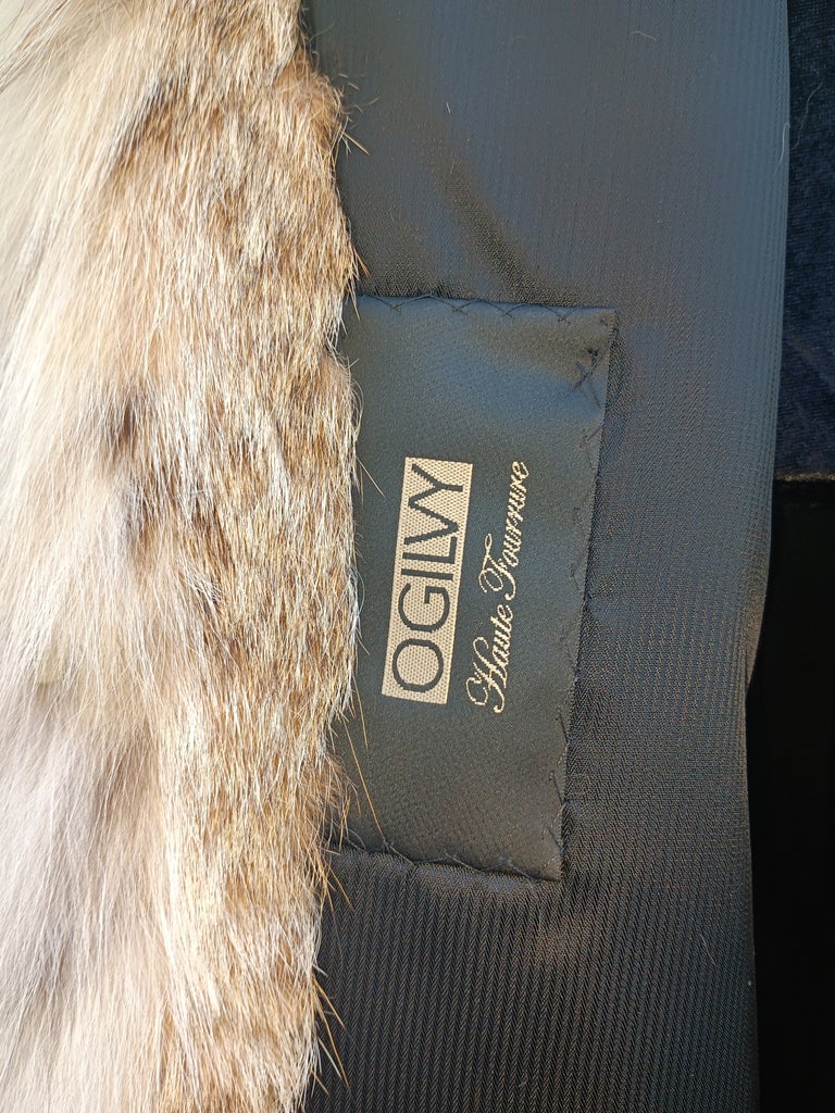Brand new Louis Feraud Lynx fur coat 12/M ~no duties