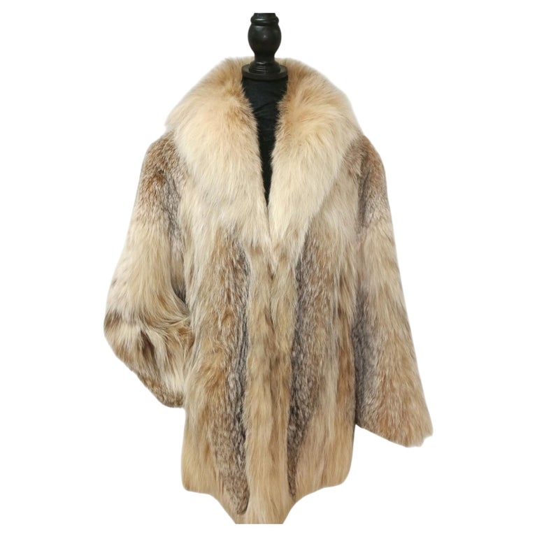 Unused canadian lightweight lynx fur coat size 10 L ~no duties