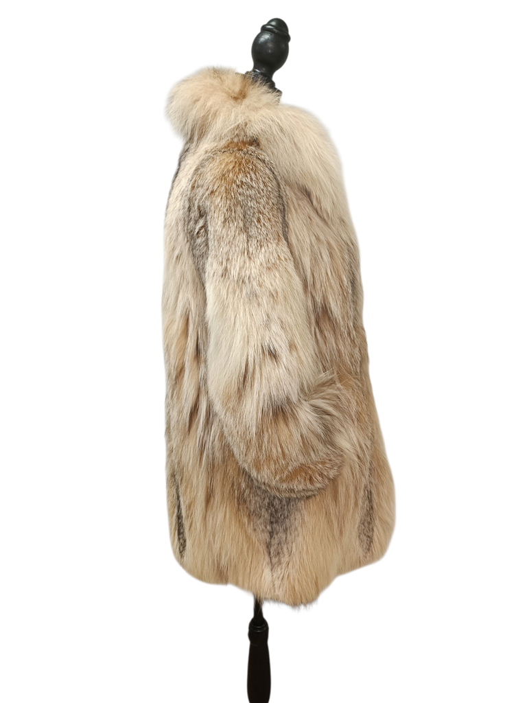 Unused canadian lightweight lynx fur coat size 10 L ~no duties