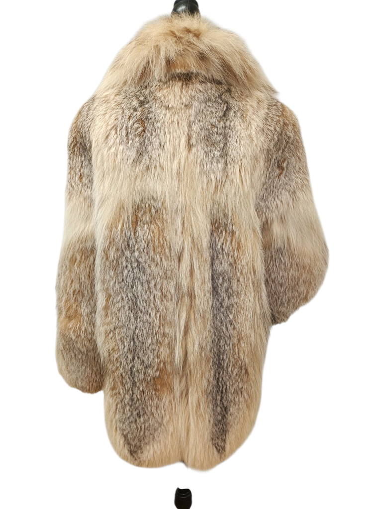 Unused canadian lightweight lynx fur coat size 10 L ~no duties
