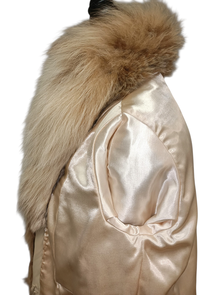 Unused canadian lightweight lynx fur coat size 10 L ~no duties