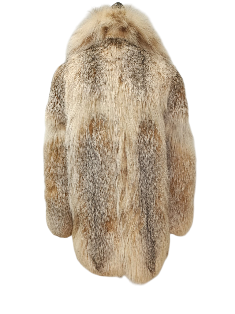 Unused canadian lightweight lynx fur coat size 10 L ~no duties
