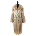 Unused lightweight SAGA Canadian lynx fur coat size 10/ M~no duties