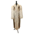 Prestigious white belly bobcat lynx fur coat 8/S~no duties