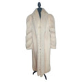 ~ lightweight saga Island fox fur coat size 12 L~no duties